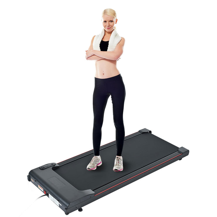 Brushless electric walking mat, 300 pound capacity, portable treadmill for home use, 0.5 to 4.0 miles per hour - Follow yourDream