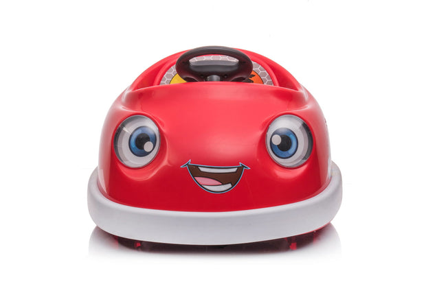 Bumper Car for Kids 1-6 Years Old Children's Electric Car with Pushrod Dinner Plate Music Rocking Horse Mode - Follow yourDream