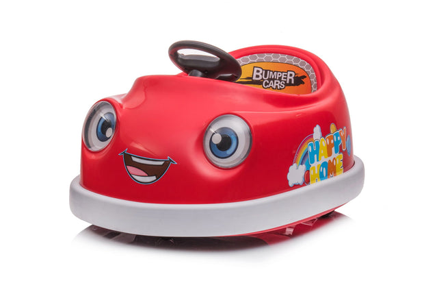 Bumper Car for Kids 1-6 Years Old Children's Electric Car with Pushrod Dinner Plate Music Rocking Horse Mode - Follow yourDream