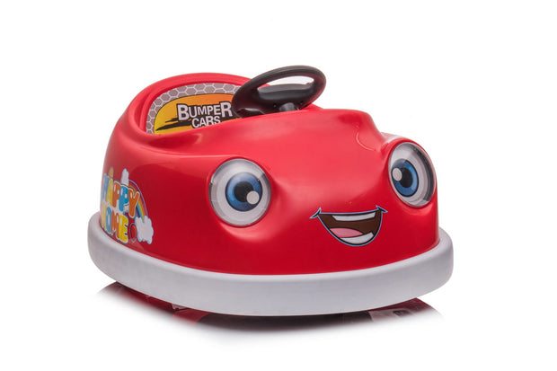 Bumper Car for Kids 1-6 Years Old Children's Electric Car with Pushrod Dinner Plate Music Rocking Horse Mode - Follow yourDream