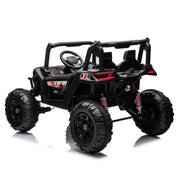 Side by Side 4x4 Ride on Off-Road Truck with Parent Remote Control, Battery Powered Electric Car w/High Low Speed