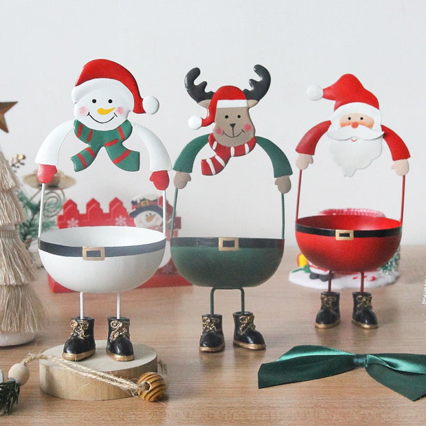 Christmas Candle Creative Romantic Old Man Christmas Eve Christmas Gift Decoration Decoration Snowman