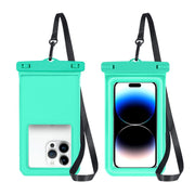 Sponge floating mobile phone waterproof bag for swimming drifting outdoor beach camping water park