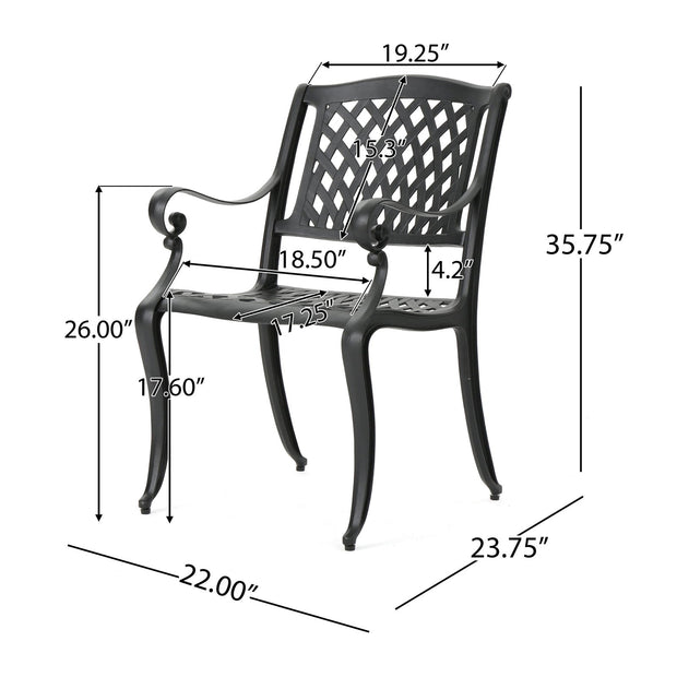 CAYMAN ARCH MESH I CHAIR(set of 2) - Follow yourDream