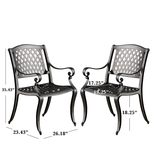 CAYMAN ARCH MESH I CHAIR(set of 2) - Follow yourDream
