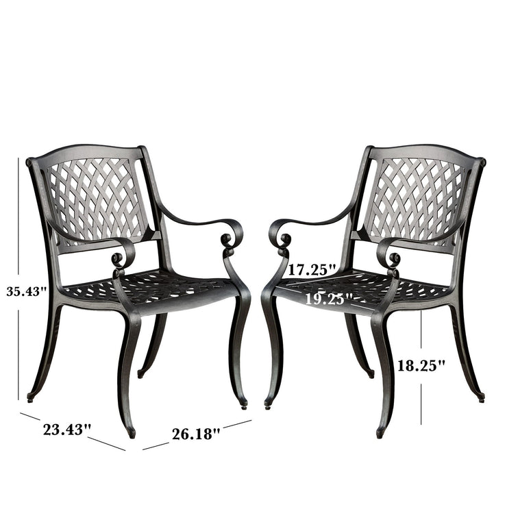 CAYMAN ARCH MESH I CHAIR(set of 2) - Follow yourDream