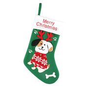 Cute Cat and Dog Christmas Socks Cartoon Christmas Socks Gift Bag Christmas Decorative Socks Christmas Tree Pendant