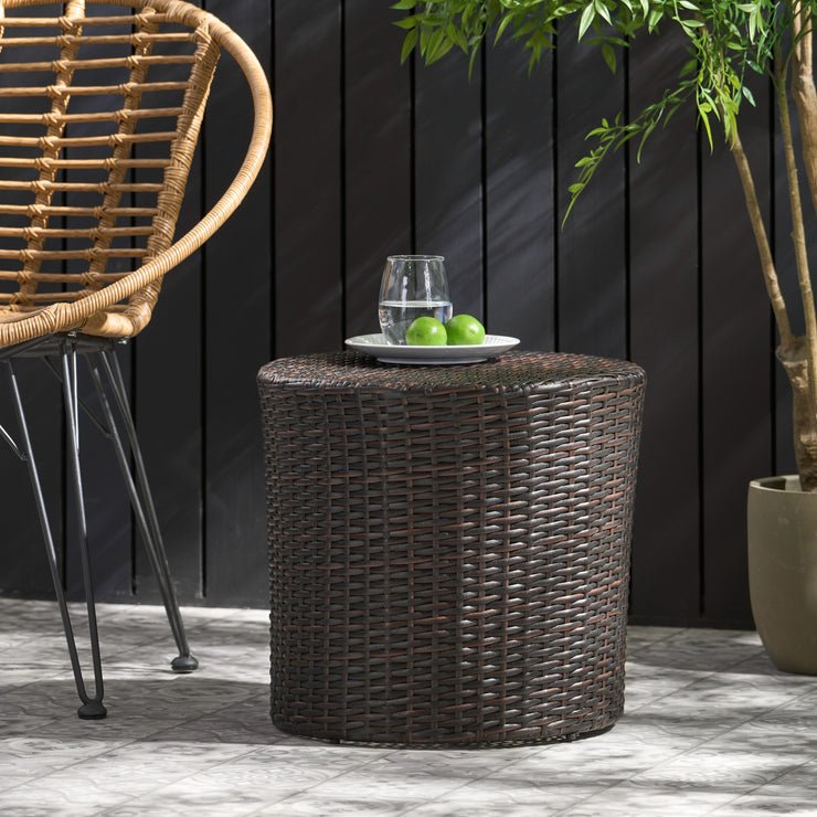 KINGSTOWN RD BARREL SIDE TABLE