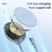 Magnetic wireless charger suitable for iPhone 13/14 single charging mobile phone wireless charger with small holder