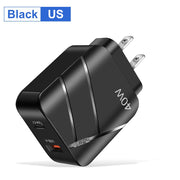 40W PD+QC3.0 mobile phone charger charging head travel charger