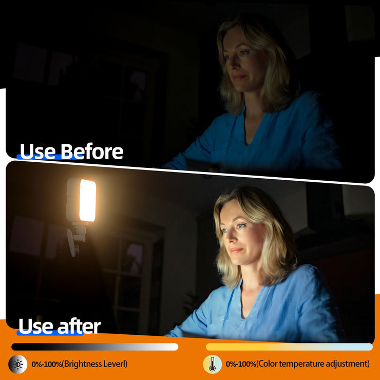 Camera pocket light atmosphere mini RGB mobile phone fill light live VLOG video conference photography light - Follow yourDream