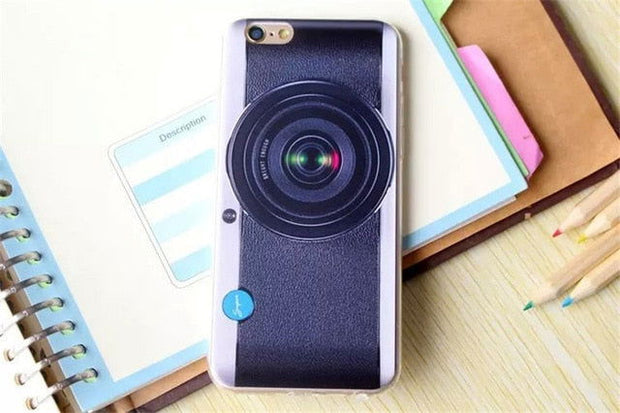 Cassette Tape Tpu silicone Case For Coque Apple iPhone 5 5s se 6 6s 6plus 6s PlusCases Camera Back Cover Capinha Vintage Fundas - Follow yourDream