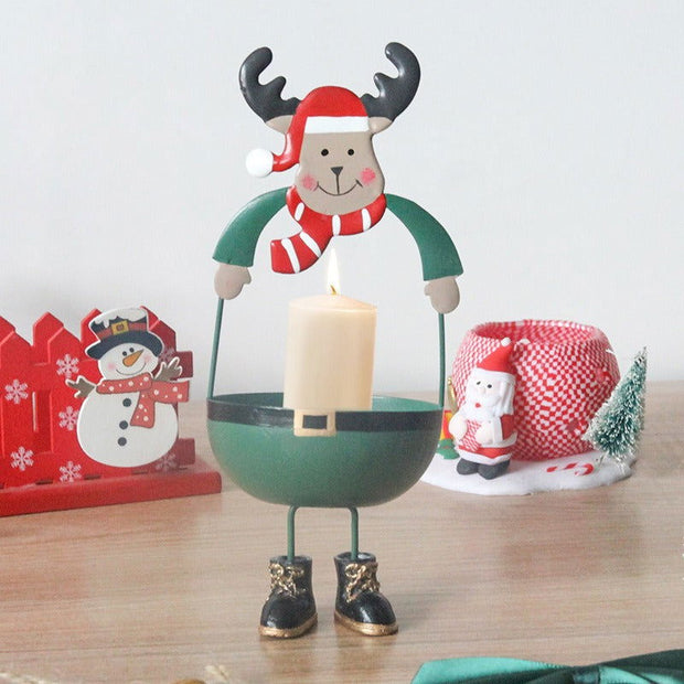 Christmas Candle Creative Romantic Old Man Christmas Eve Christmas Gift Decoration Decoration Snowman - Follow yourDream