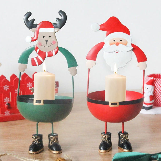 Christmas Candle Creative Romantic Old Man Christmas Eve Christmas Gift Decoration Decoration Snowman - Follow yourDream