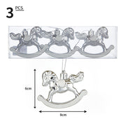 Christmas Carousel Pendant Plastic Christmas Ball Alien Ball Pendant Christmas 3pcs Box Set - Follow yourDream