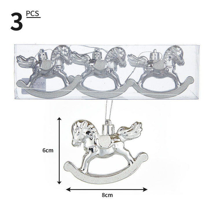 Christmas Carousel Pendant Plastic Christmas Ball Alien Ball Pendant Christmas 3pcs Box Set - Follow yourDream