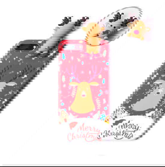 Christmas Cartoon Deer Case For iPhone XR 11 Pro XS Max X 5 5S Silicone Matte Cover For iphone 7 8 6 S 6S Plus 7Plus Case Bear - Follow yourDream