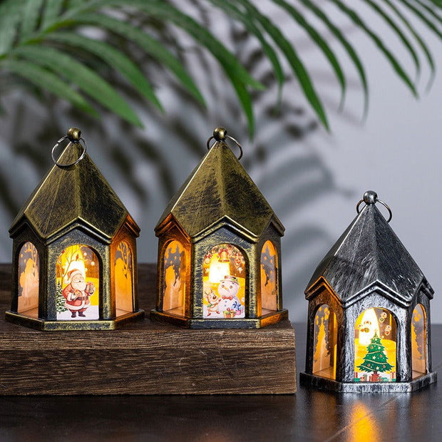 Christmas Children's Luminous Gift Retro Night Light Christmas Tree Pendant Desktop Decoration Props - Follow yourDream