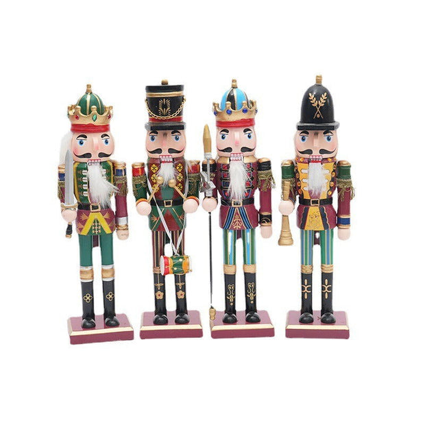 Christmas Classic Wooden Nutcracker Doll Christmas Gift Crafts Ornament - Follow yourDream