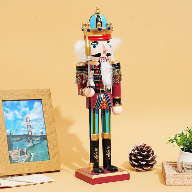 Christmas Classic Wooden Nutcracker Doll Christmas Gift Crafts Ornament - Follow yourDream