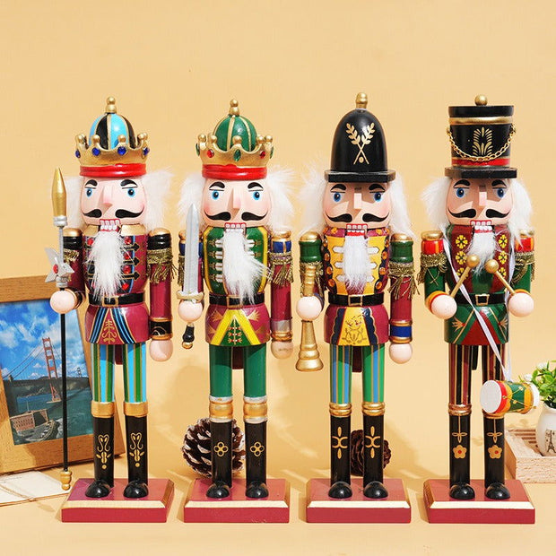 Christmas Classic Wooden Nutcracker Doll Christmas Gift Crafts Ornament - Follow yourDream