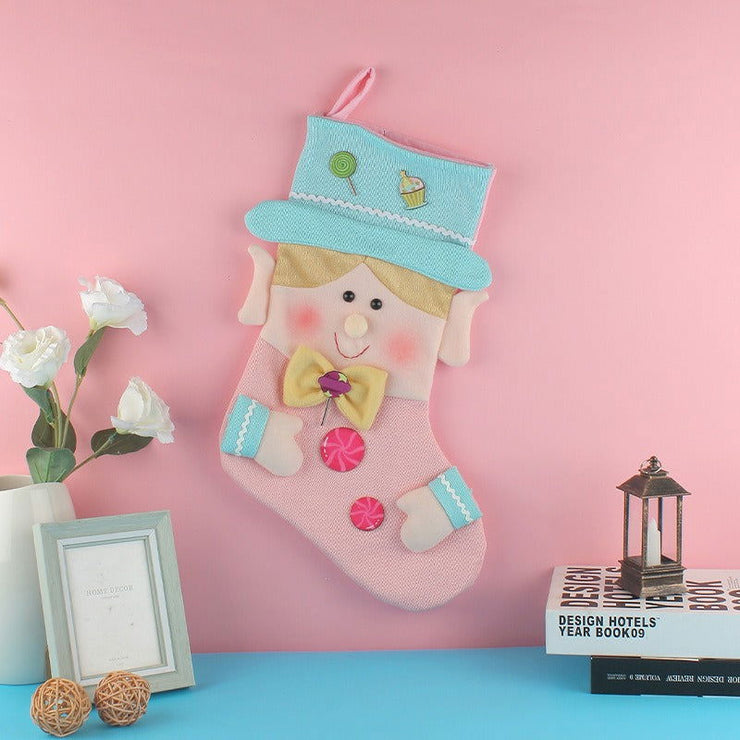 Christmas Creative Christmas Socks Gift Socks Christmas Tree Pendant Gift Bag Children's Cute Candy Socks - Follow yourDream