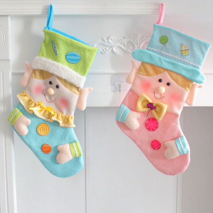 Christmas Creative Christmas Socks Gift Socks Christmas Tree Pendant Gift Bag Children's Cute Candy Socks - Follow yourDream