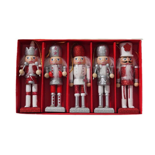 Christmas Decoration 13CM Nutcracker Puppet Pendant Creative Wooden Soldier Painting - Follow yourDream