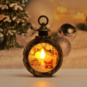 Christmas Decoration LED Small Round Lantern New Children's Handheld Lantern Gift Window Display - Follow yourDream