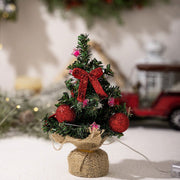 Christmas Decoration Mini Christmas Tree Glowing Christmas Ball Pendant Small Tree Colorful Lights - Follow yourDream
