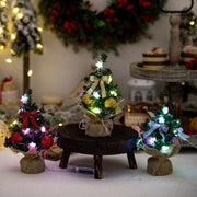 Christmas Decoration Mini Christmas Tree Glowing Christmas Ball Pendant Small Tree Colorful Lights - Follow yourDream