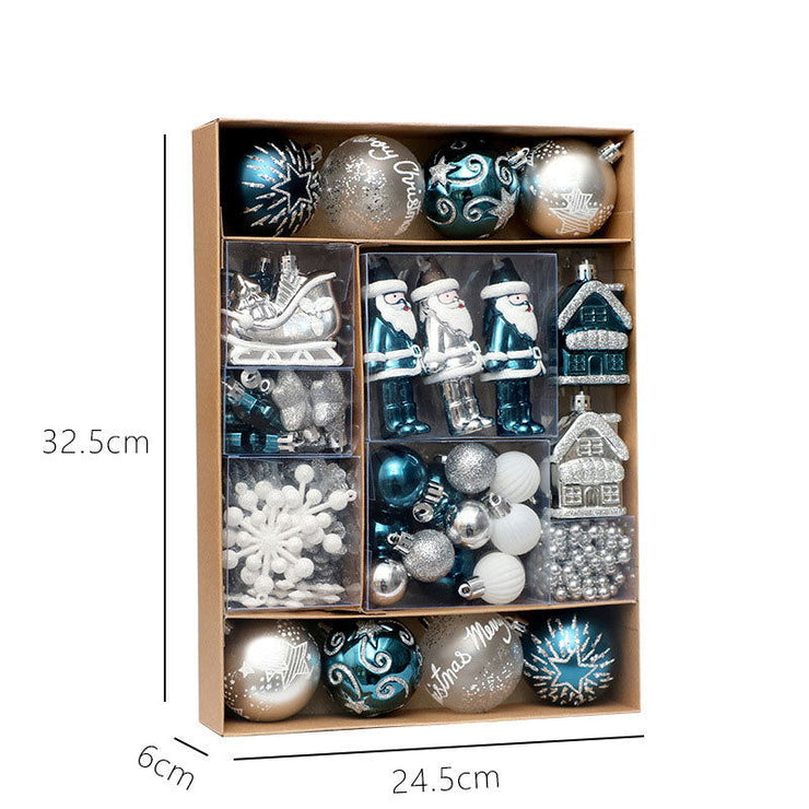 Christmas Decorations 50pcs/set painted Christmas ball set, Christmas tree decoration pendant - Follow yourDream