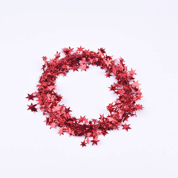 Christmas Decorations, Christmas Supplies, Star Vine, Christmas Tree Scene Decoration, Christmas Wire, Five Stars, Six Colors - Follow yourDream