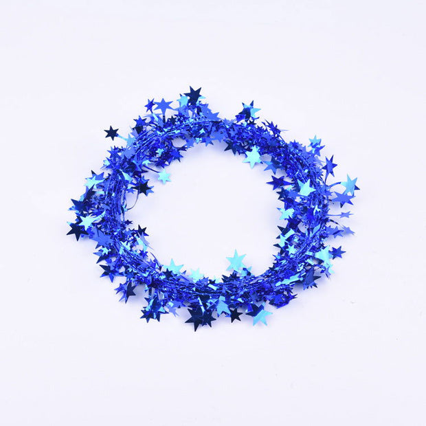 Christmas Decorations, Christmas Supplies, Star Vine, Christmas Tree Scene Decoration, Christmas Wire, Five Stars, Six Colors - Follow yourDream