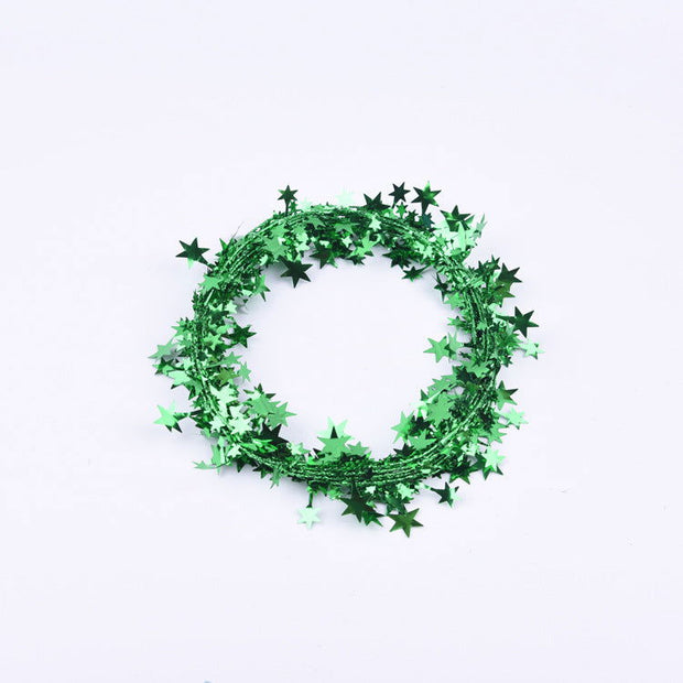 Christmas Decorations, Christmas Supplies, Star Vine, Christmas Tree Scene Decoration, Christmas Wire, Five Stars, Six Colors - Follow yourDream