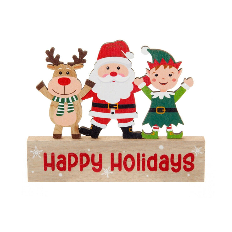 Christmas Decorations Desktop Table Gingerbread Man Biscuit Man Wooden Decorations Christmas Wooden Decorations - Follow yourDream