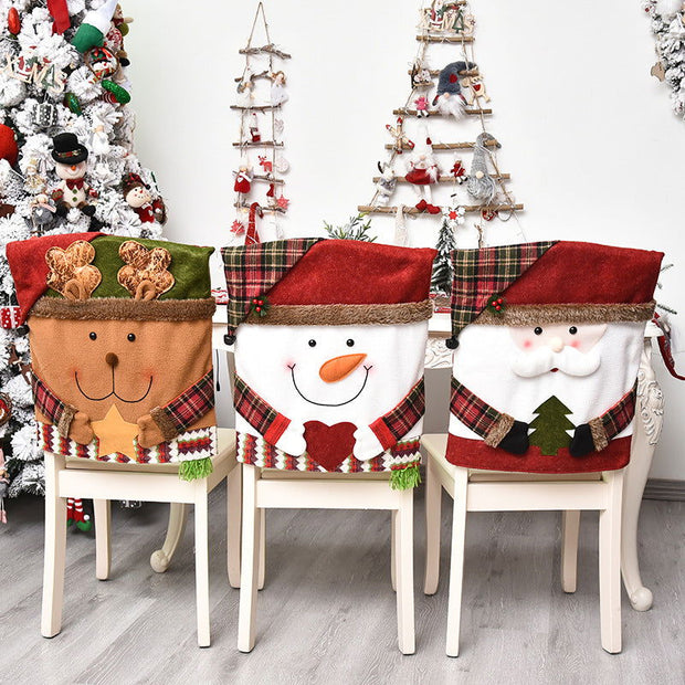 Christmas Decorations Dining Chair Cover Christmas Supplies - Follow yourDream