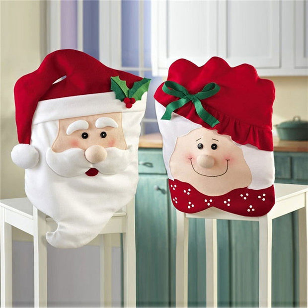 Christmas Decorations Dining Chair Covers Christmas Chair Covers Christmas Supplies - Follow yourDream