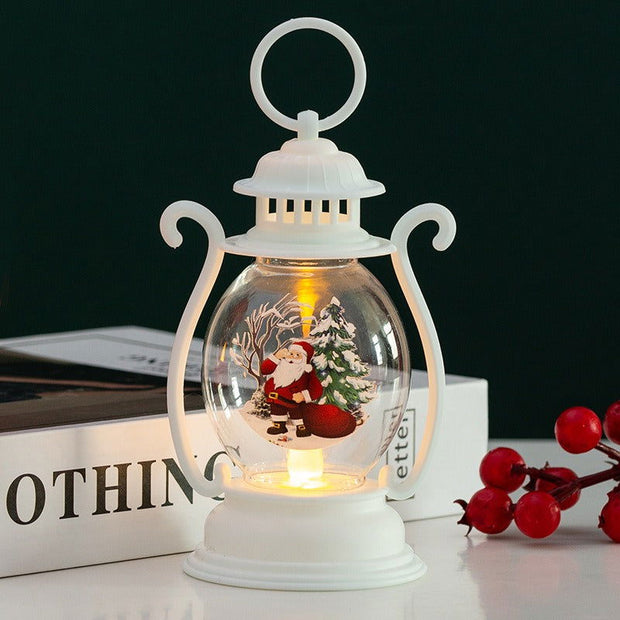 Christmas Decorations Luminous Children's Handheld Creative Small Oil Lamp Desktop Ornament New Decoration Props Hanging - Follow yourDream