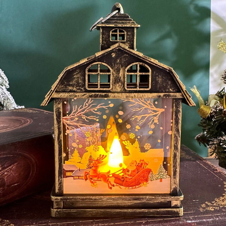 Christmas Decorations Retro Handheld Nightlight LED Ornament Christmas Tree Pendant - Follow yourDream