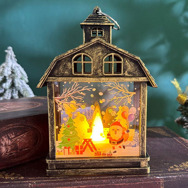 Christmas Decorations Retro Handheld Nightlight LED Ornament Christmas Tree Pendant - Follow yourDream