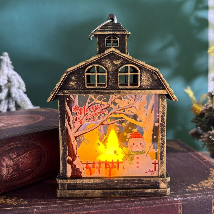 Christmas Decorations Retro Handheld Nightlight LED Ornament Christmas Tree Pendant - Follow yourDream