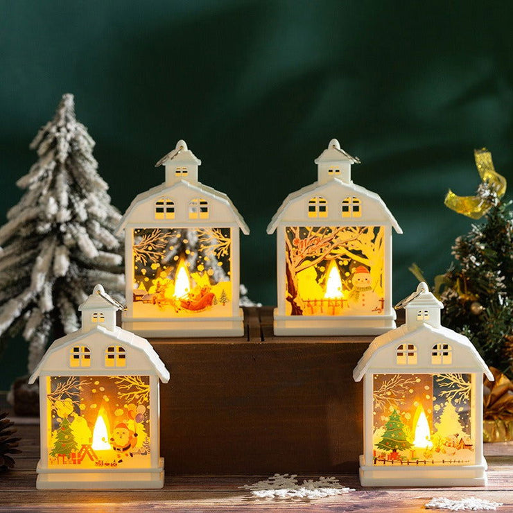 Christmas Decorations Retro Handheld Nightlight LED Ornament Christmas Tree Pendant - Follow yourDream