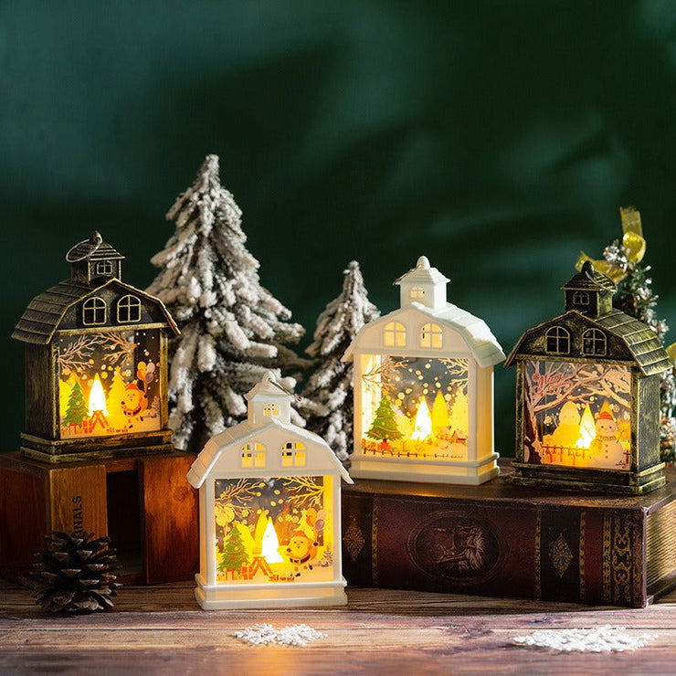 Christmas Decorations Retro Handheld Nightlight LED Ornament Christmas Tree Pendant - Follow yourDream