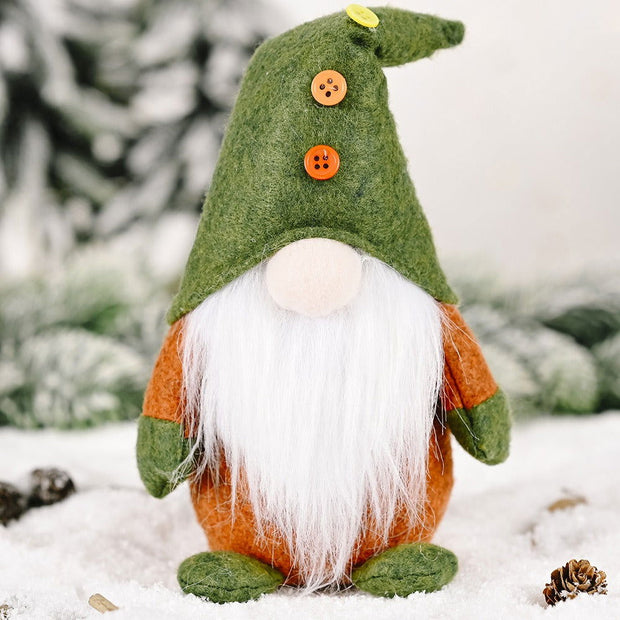 Christmas Faceless Doll Elf Doll European and American Green Style Decoration Nordic Rudolf Ornament - Follow yourDream