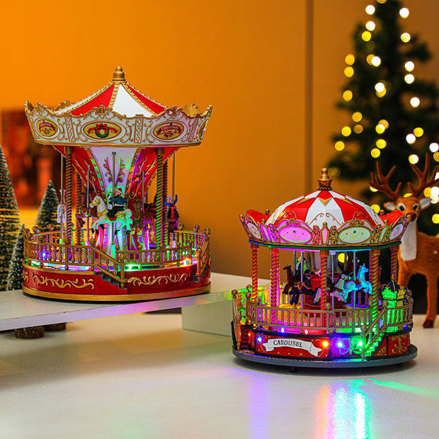 Christmas carousel ornaments, music boxes, Christmas decorations, Christmas gifts, music boxes - Follow yourDream