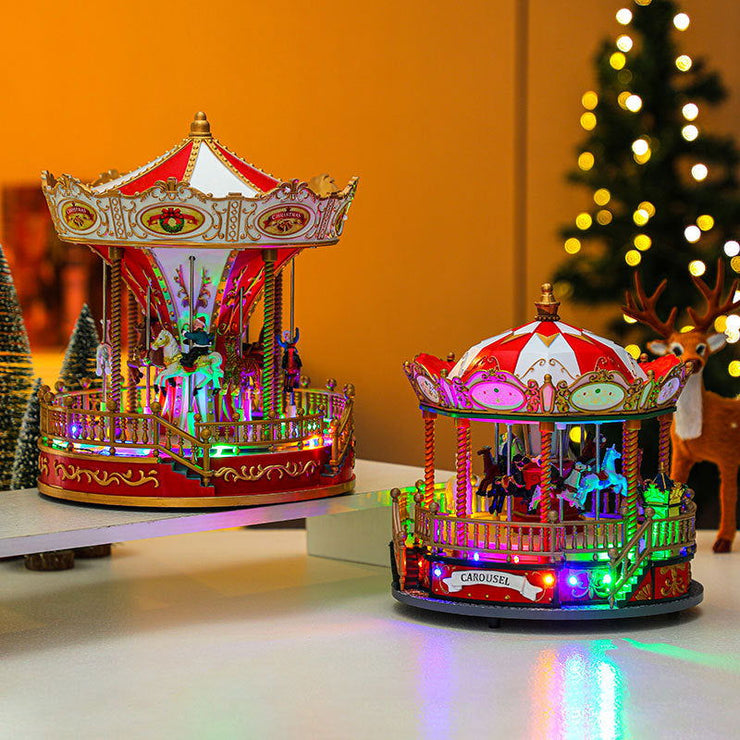 Christmas carousel ornaments, music boxes, Christmas decorations, Christmas gifts, music boxes - Follow yourDream