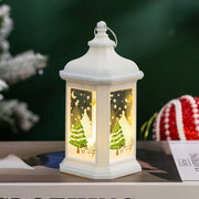 Christmas decoration supplies LED candles wind lights Christmas hanging lights hand-held retro night lights window decorations - Follow yourDream