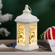 Christmas decoration supplies LED candles wind lights Christmas hanging lights hand-held retro night lights window decorations - Follow yourDream