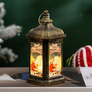 Christmas decoration supplies LED candles wind lights Christmas hanging lights hand-held retro night lights window decorations - Follow yourDream